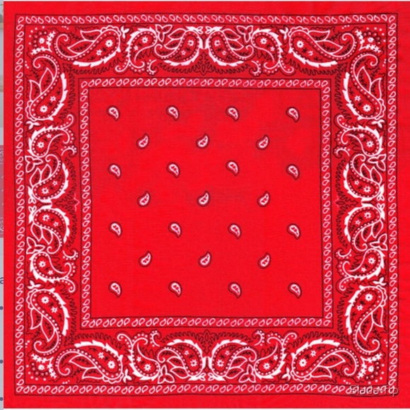🆕 Bandana: RED PAISLEY Wrap Scarf Face Covering Paisley Western Bandana, NWOP - Picture 1 of 7